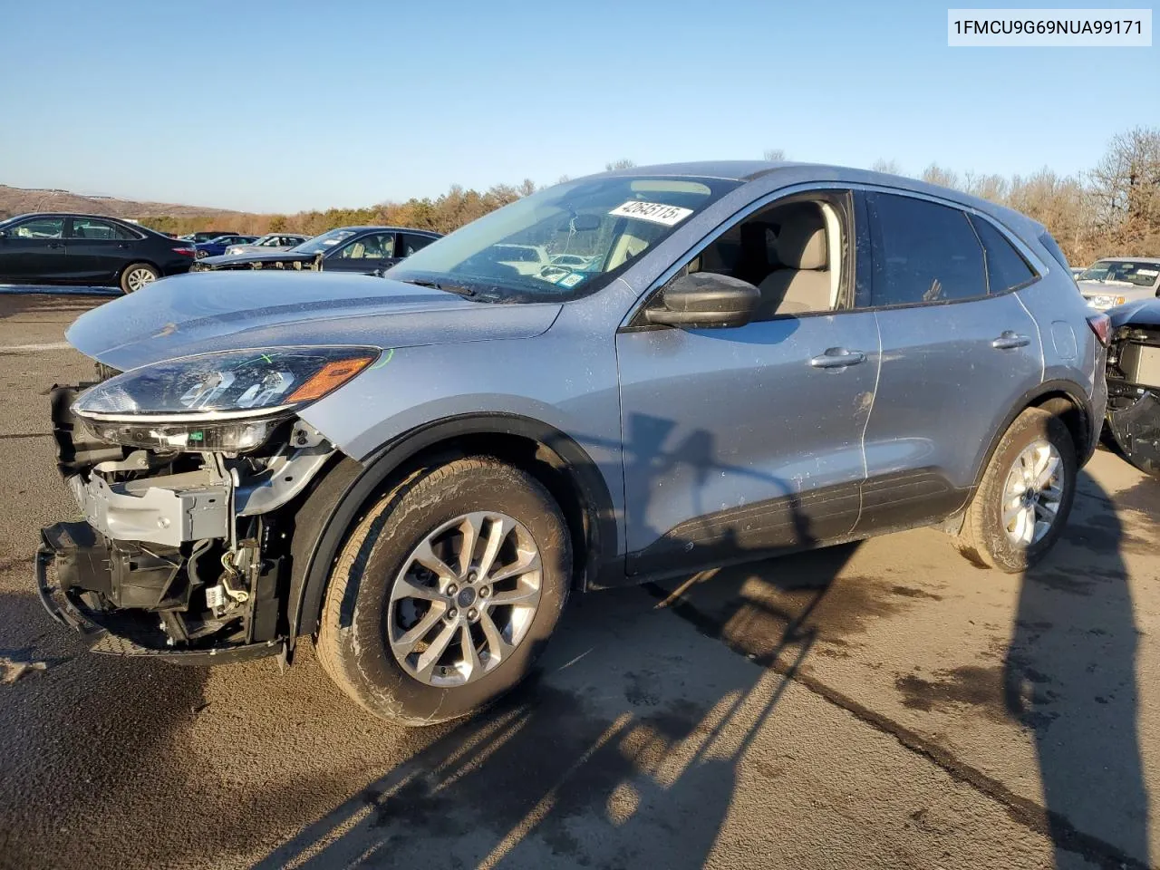 2022 Ford Escape Se VIN: 1FMCU9G69NUA99171 Lot: 42645115