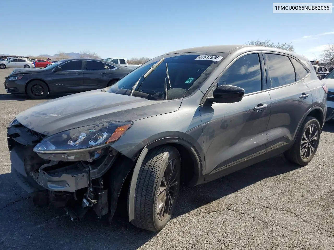 2022 Ford Escape Se VIN: 1FMCU0G65NUB62066 Lot: 44611965