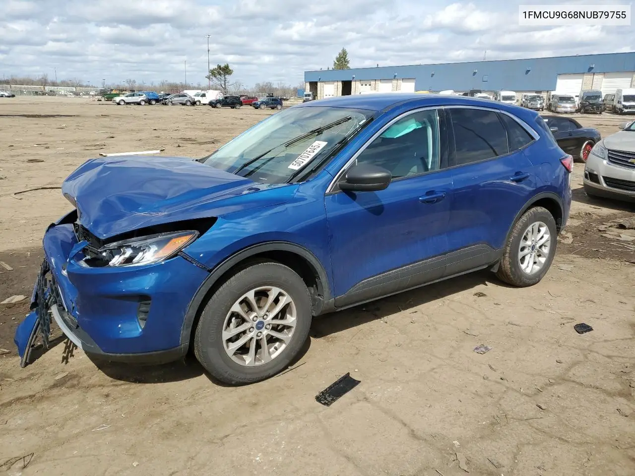 2022 Ford Escape Se VIN: 1FMCU9G68NUB79755 Lot: 50707645