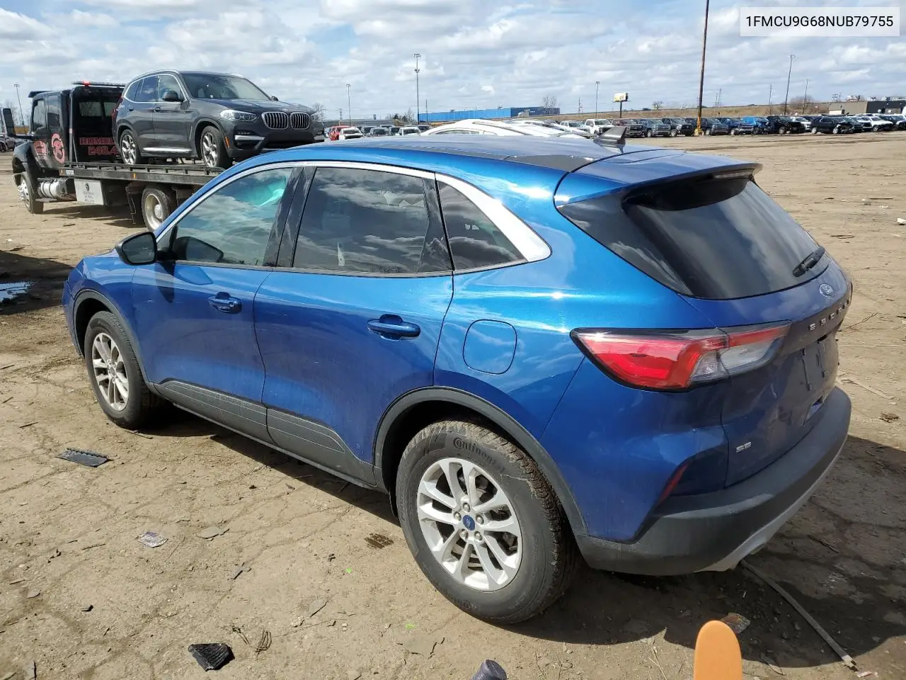 2022 Ford Escape Se VIN: 1FMCU9G68NUB79755 Lot: 50707645