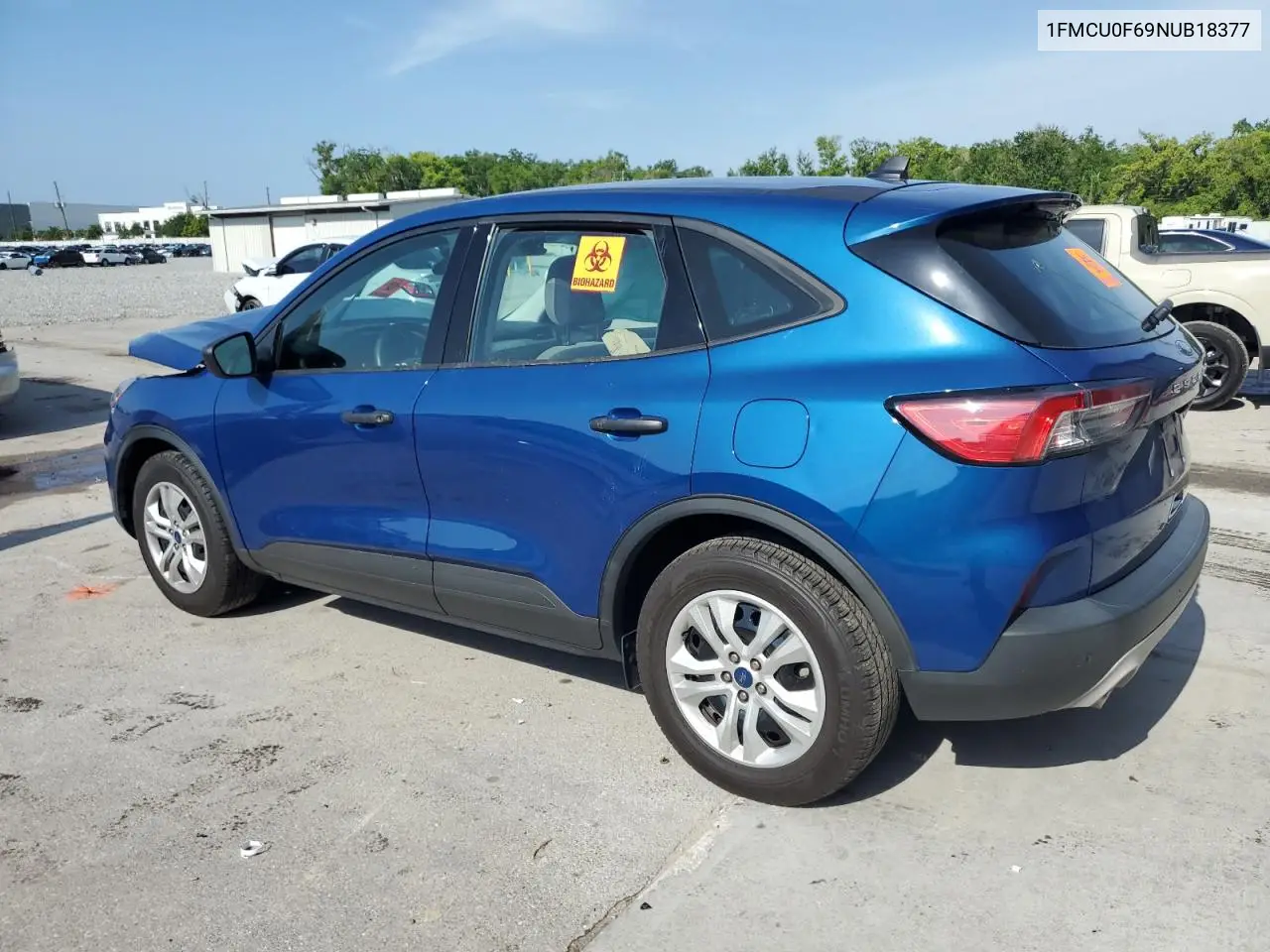2022 Ford Escape S VIN: 1FMCU0F69NUB18377 Lot: 51408325