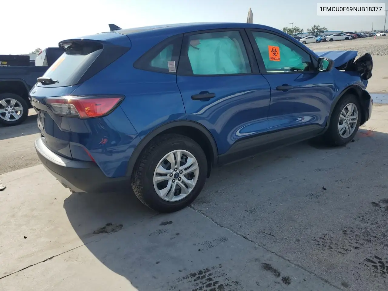 2022 Ford Escape S VIN: 1FMCU0F69NUB18377 Lot: 51408325