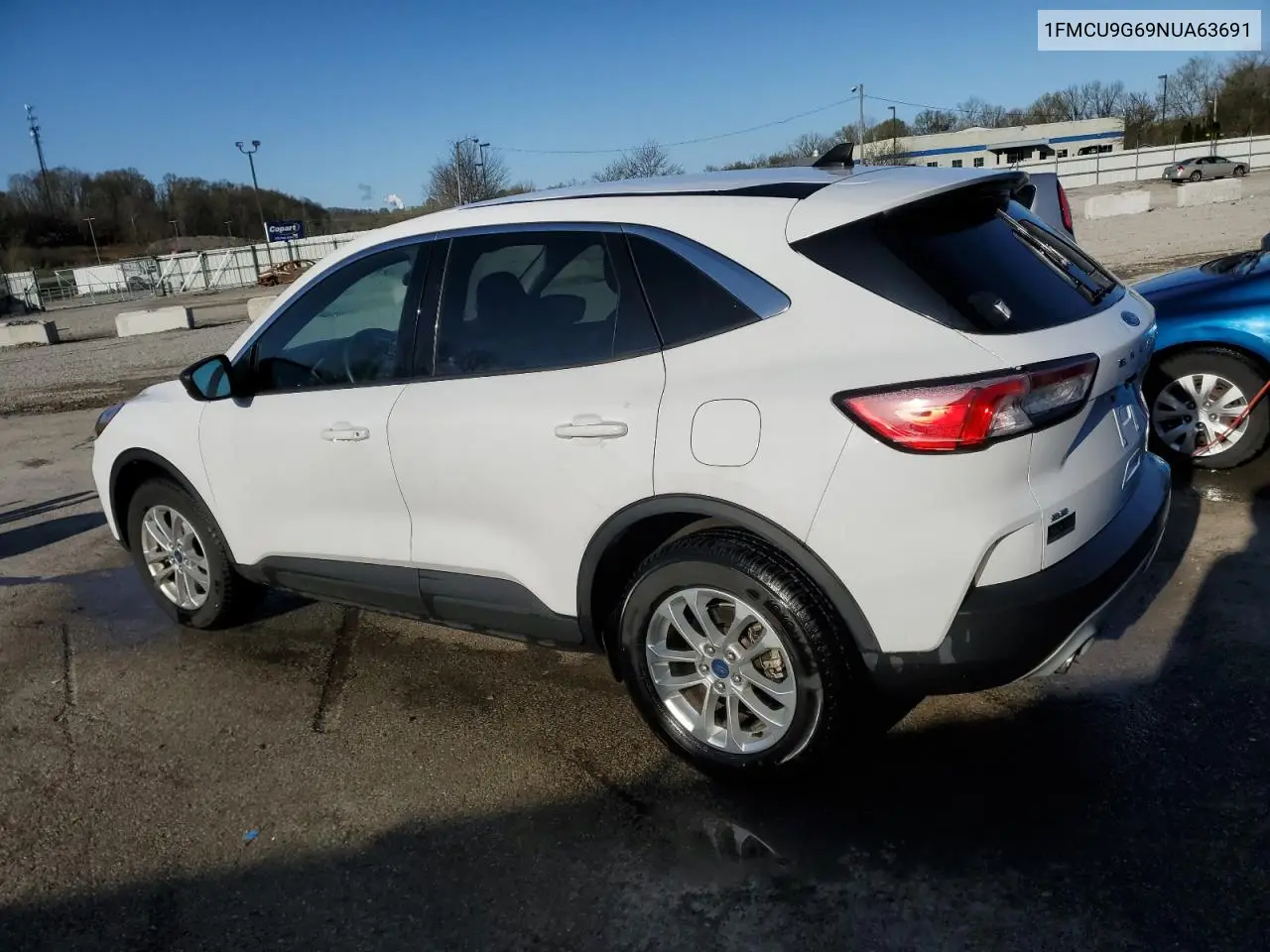 2022 Ford Escape Se VIN: 1FMCU9G69NUA63691 Lot: 52140225