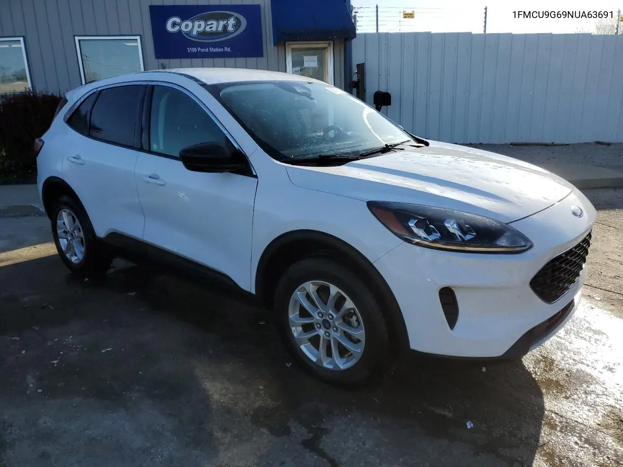 2022 Ford Escape Se VIN: 1FMCU9G69NUA63691 Lot: 52140225