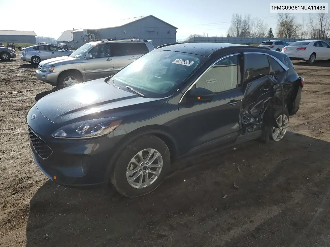 2022 Ford Escape Se VIN: 1FMCU9G61NUA11438 Lot: 52425575