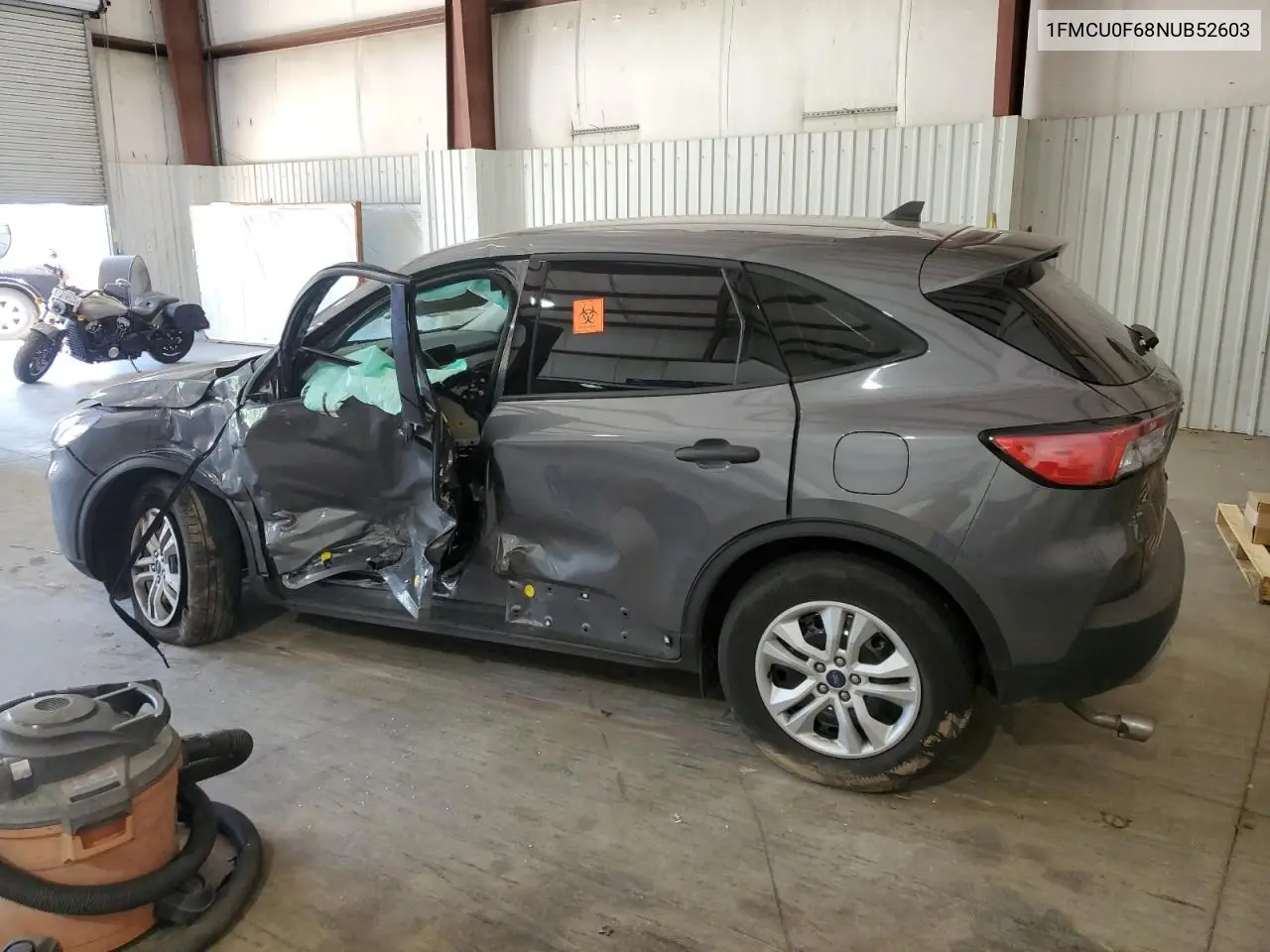 2022 Ford Escape S VIN: 1FMCU0F68NUB52603 Lot: 53240815