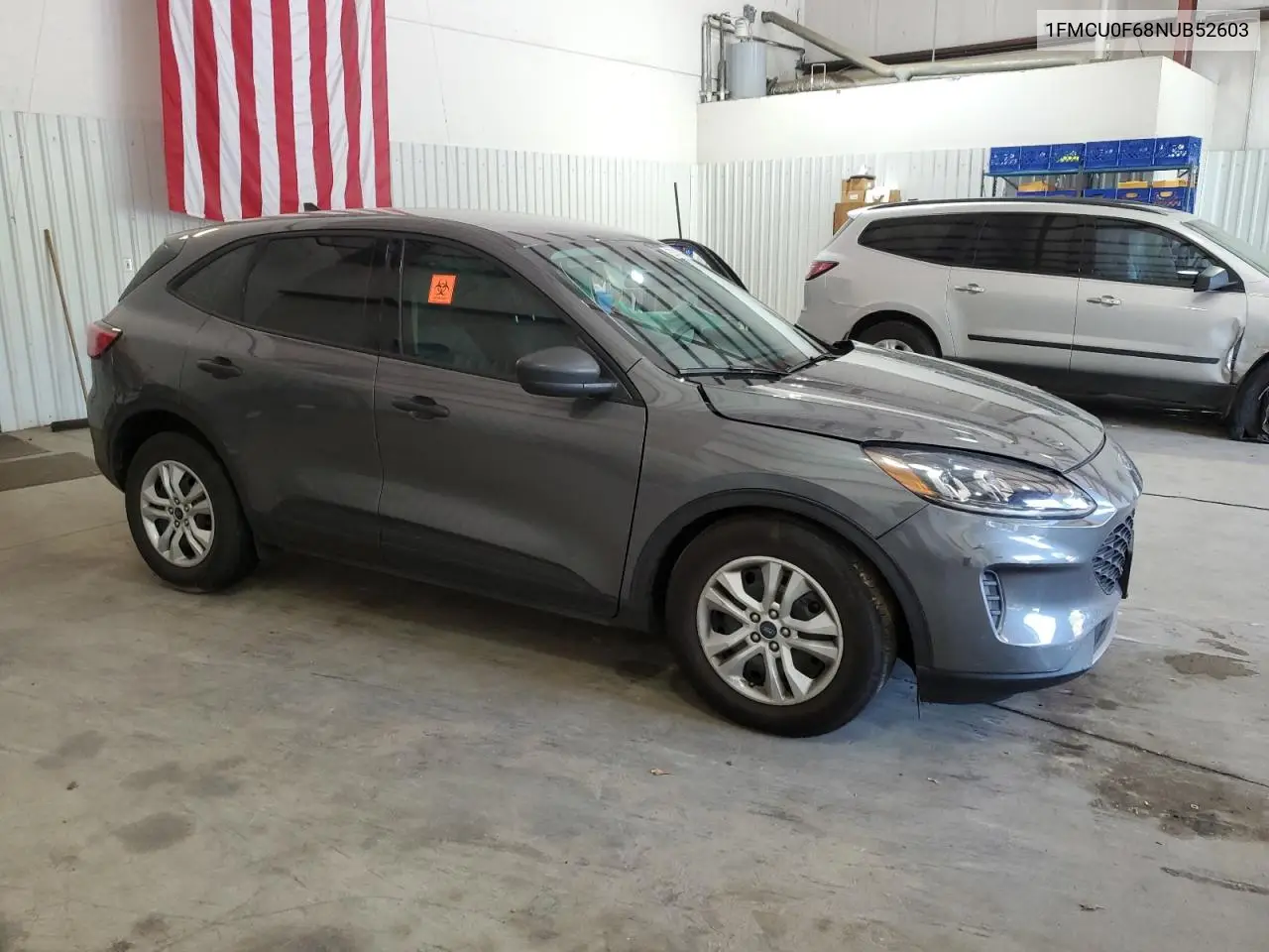 2022 Ford Escape S VIN: 1FMCU0F68NUB52603 Lot: 53240815