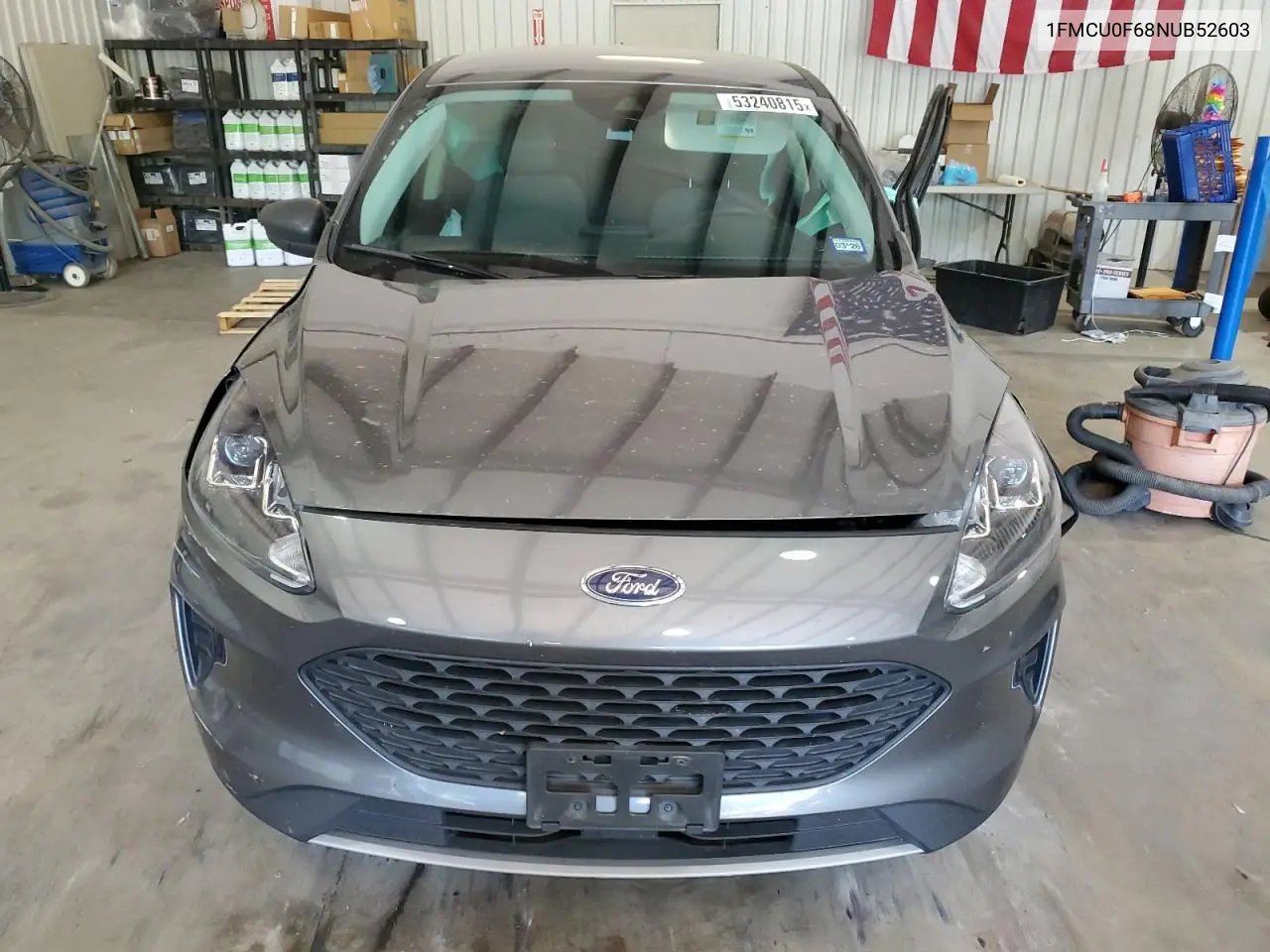 2022 Ford Escape S VIN: 1FMCU0F68NUB52603 Lot: 53240815