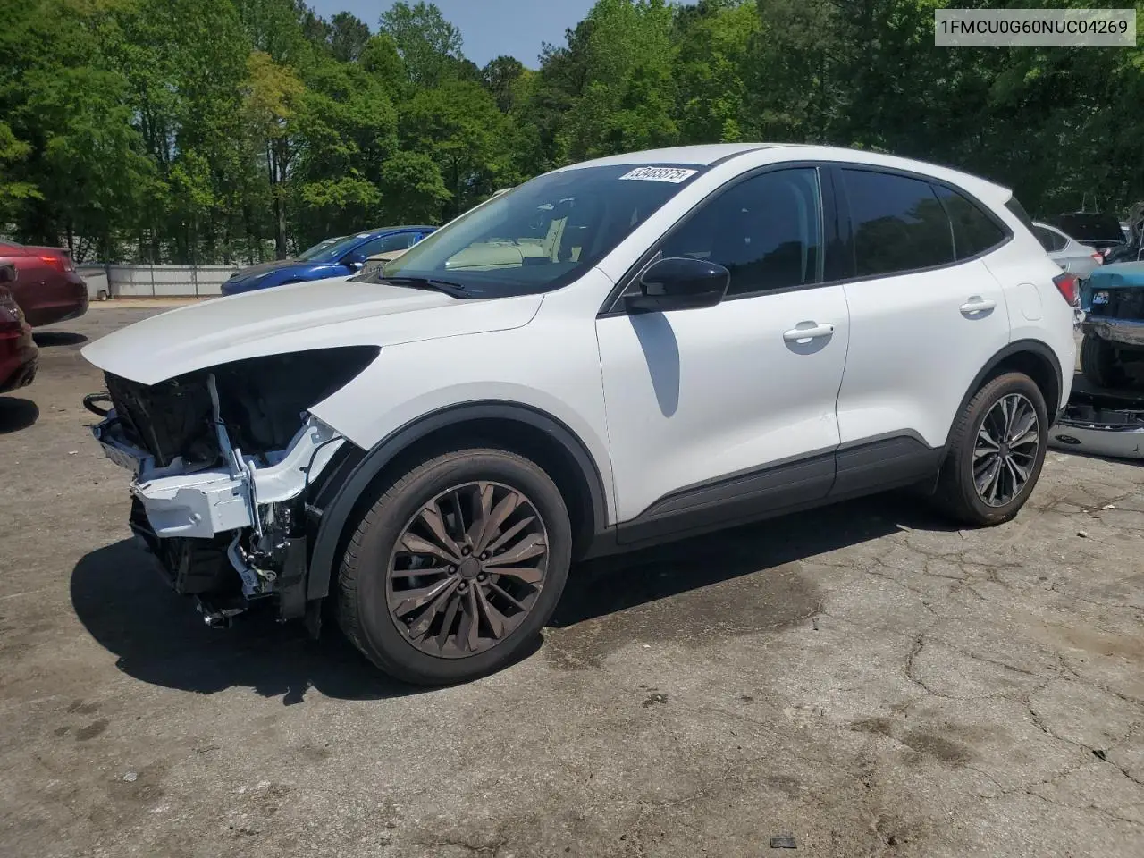 2022 Ford Escape Se VIN: 1FMCU0G60NUC04269 Lot: 53483375