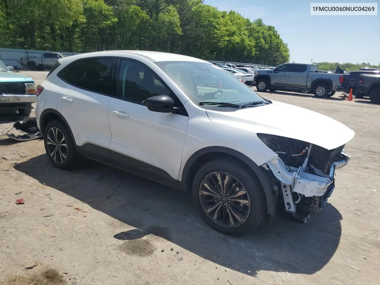2022 Ford Escape Se VIN: 1FMCU0G60NUC04269 Lot: 53483375