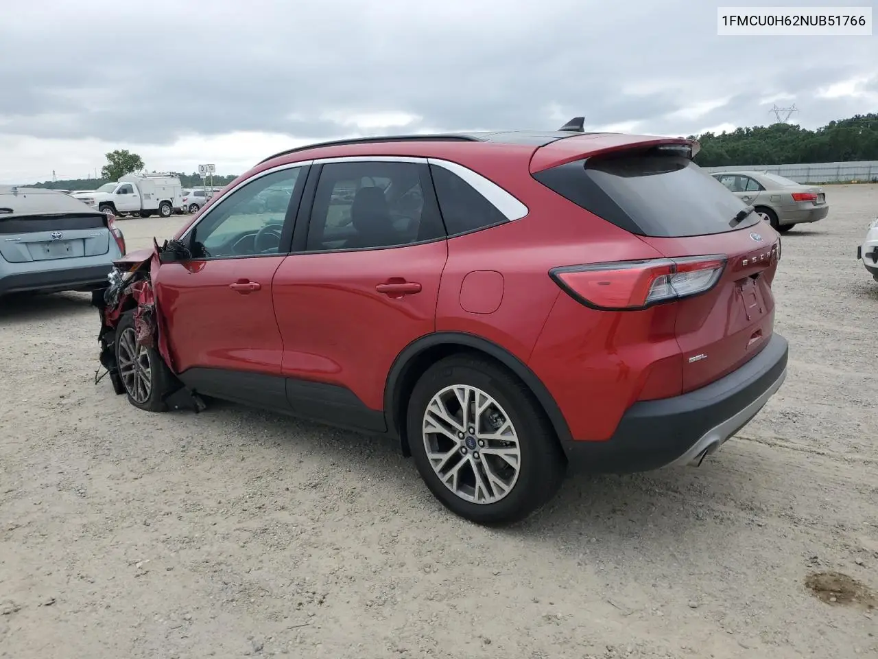 2022 Ford Escape Sel VIN: 1FMCU0H62NUB51766 Lot: 54630735