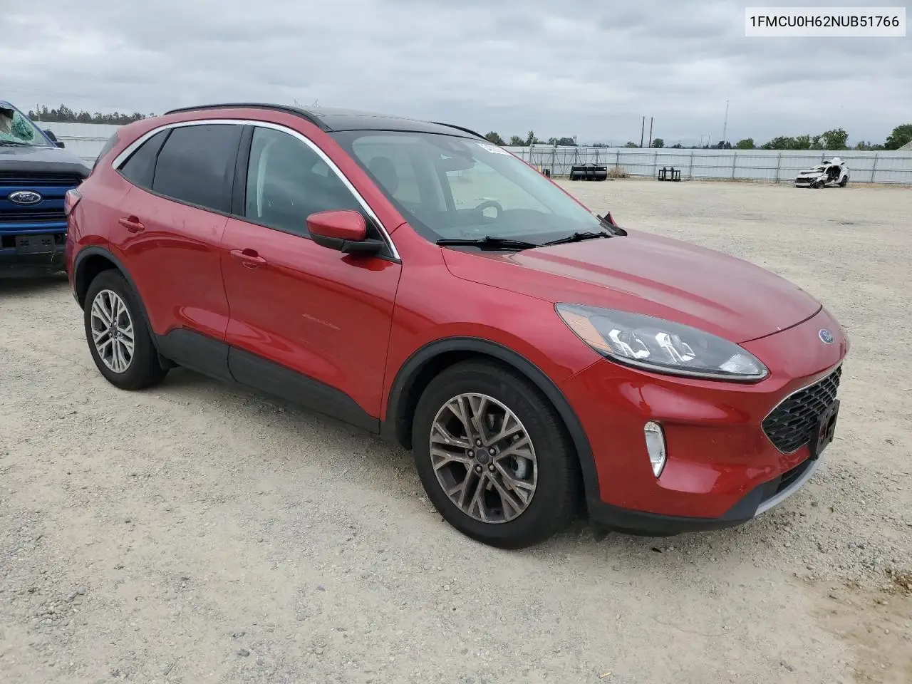 2022 Ford Escape Sel VIN: 1FMCU0H62NUB51766 Lot: 54630735