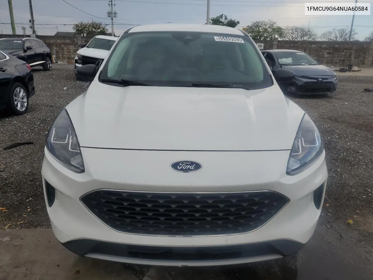 2022 Ford Escape Se VIN: 1FMCU9G64NUA60584 Lot: 55449985