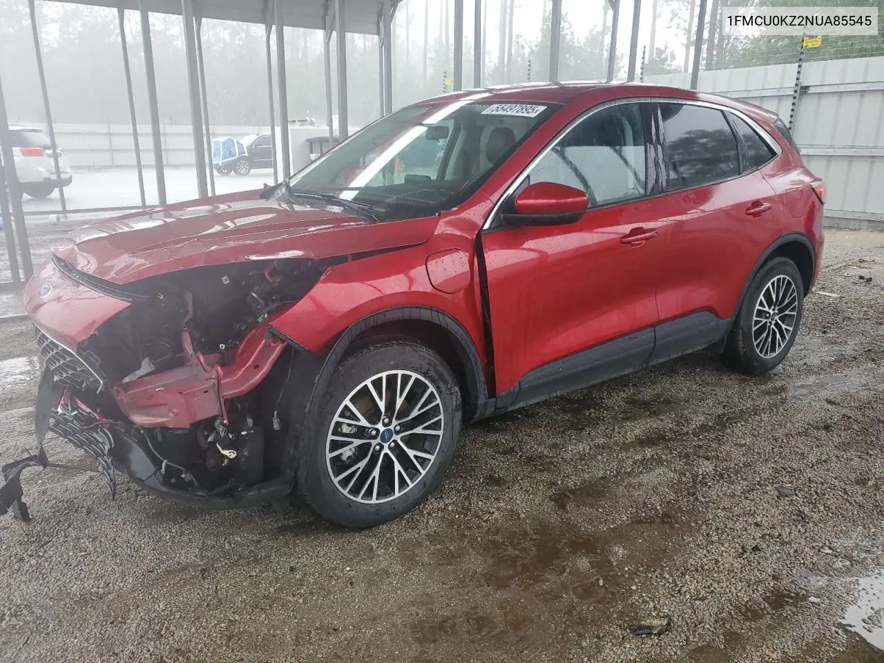 2022 Ford Escape Sel VIN: 1FMCU0KZ2NUA85545 Lot: 55497895