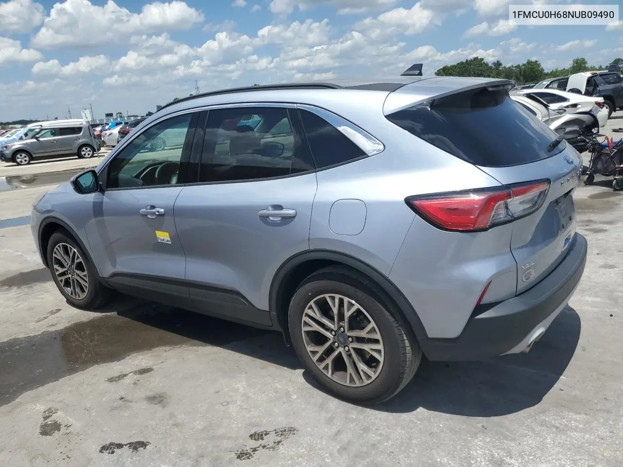 2022 Ford Escape Sel VIN: 1FMCU0H68NUB09490 Lot: 56327455