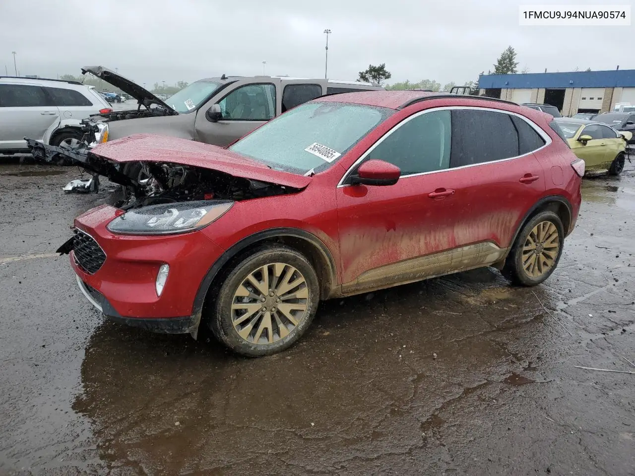 2022 Ford Escape Titanium VIN: 1FMCU9J94NUA90574 Lot: 56940865