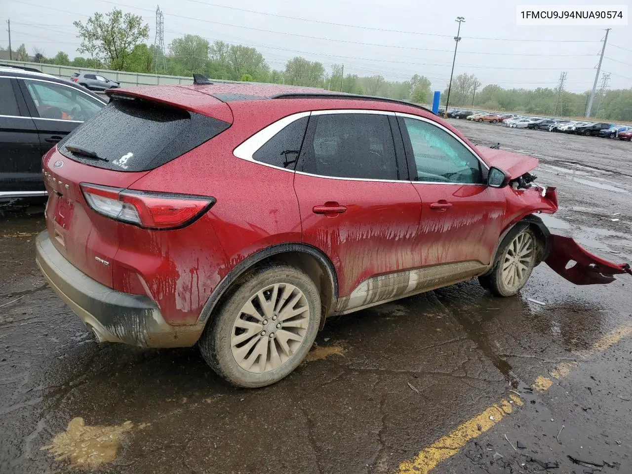 2022 Ford Escape Titanium VIN: 1FMCU9J94NUA90574 Lot: 56940865