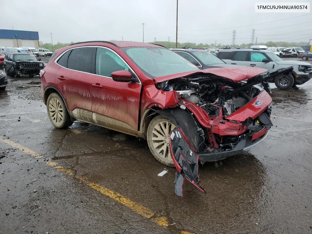 2022 Ford Escape Titanium VIN: 1FMCU9J94NUA90574 Lot: 56940865