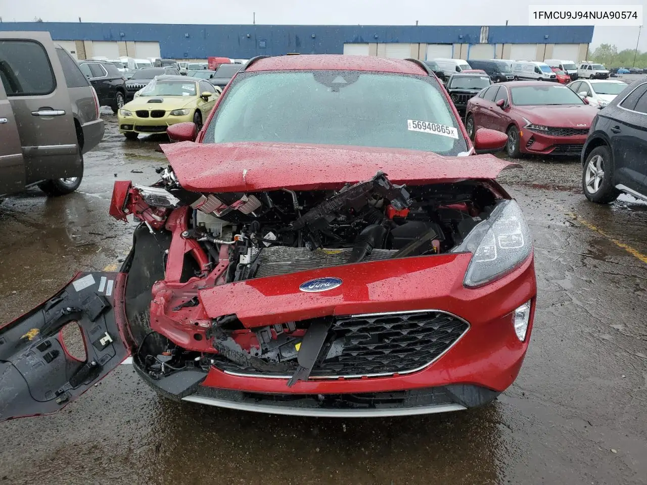 2022 Ford Escape Titanium VIN: 1FMCU9J94NUA90574 Lot: 56940865