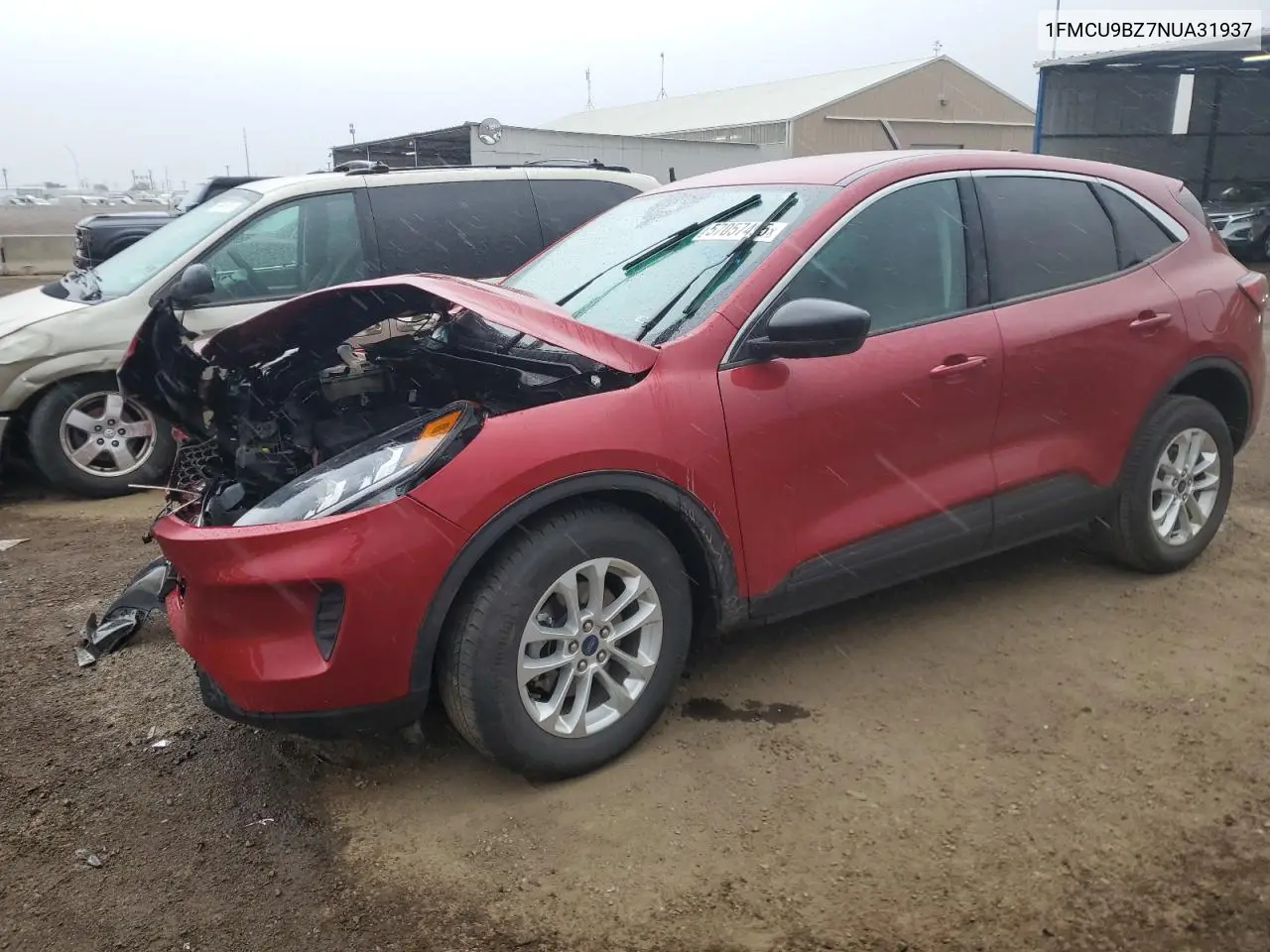 2022 Ford Escape Se VIN: 1FMCU9BZ7NUA31937 Lot: 57057495