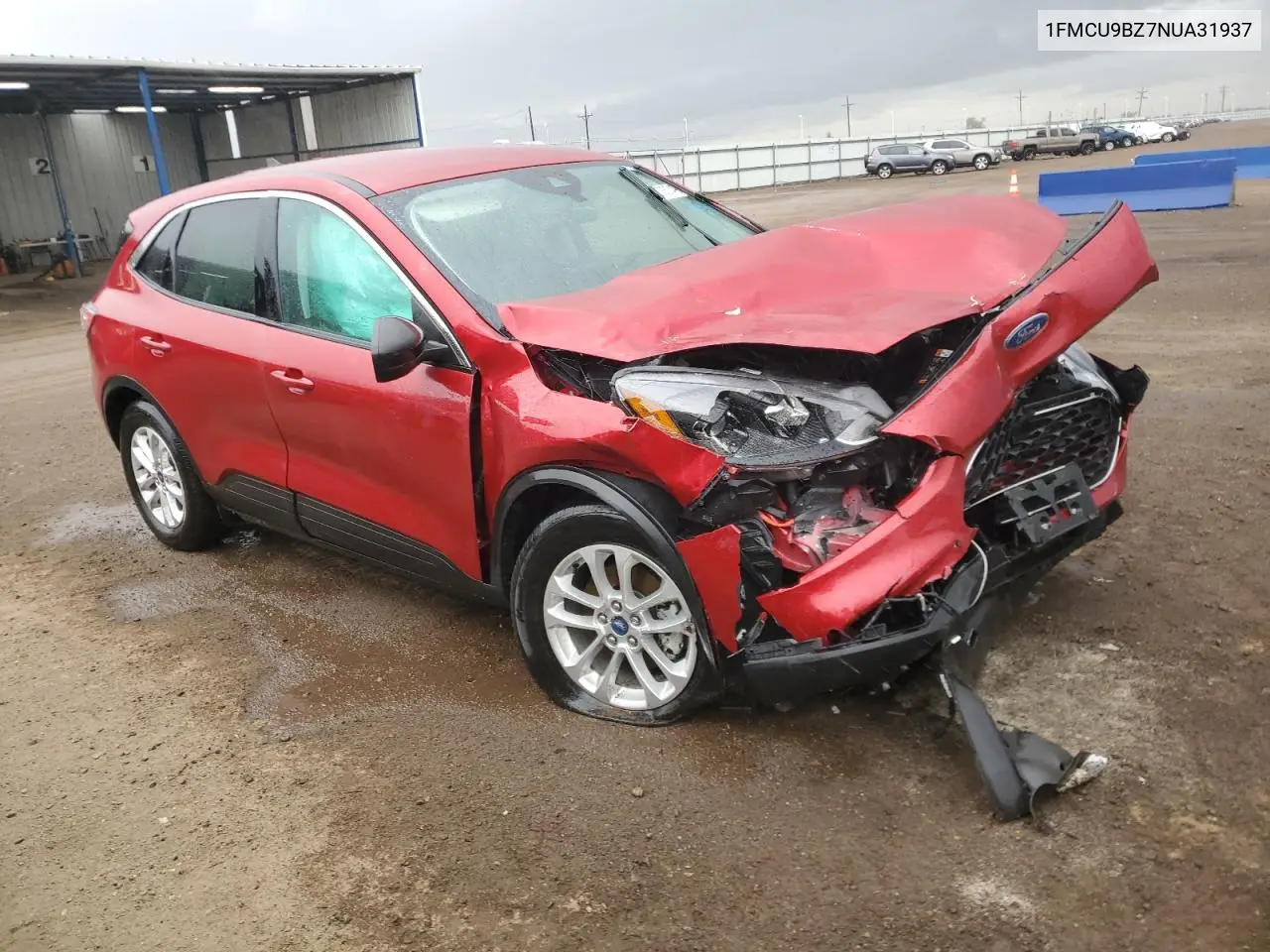 2022 Ford Escape Se VIN: 1FMCU9BZ7NUA31937 Lot: 57057495