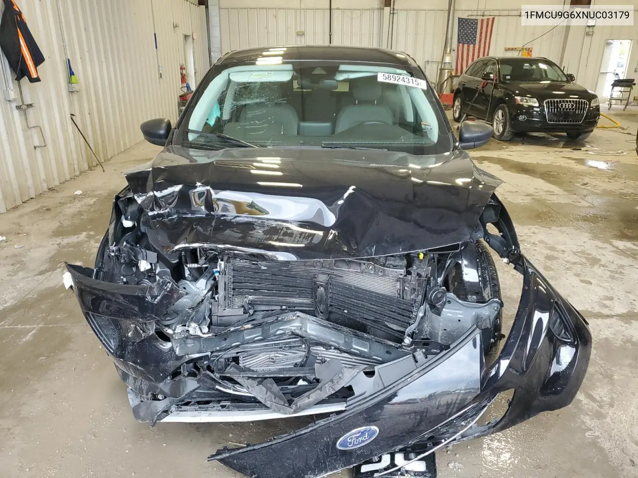 2022 Ford Escape Se VIN: 1FMCU9G6XNUC03179 Lot: 58924315