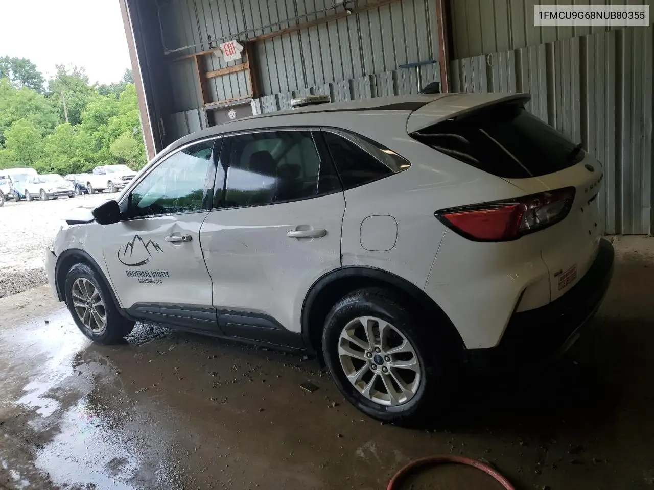 2022 Ford Escape Se VIN: 1FMCU9G68NUB80355 Lot: 61758255
