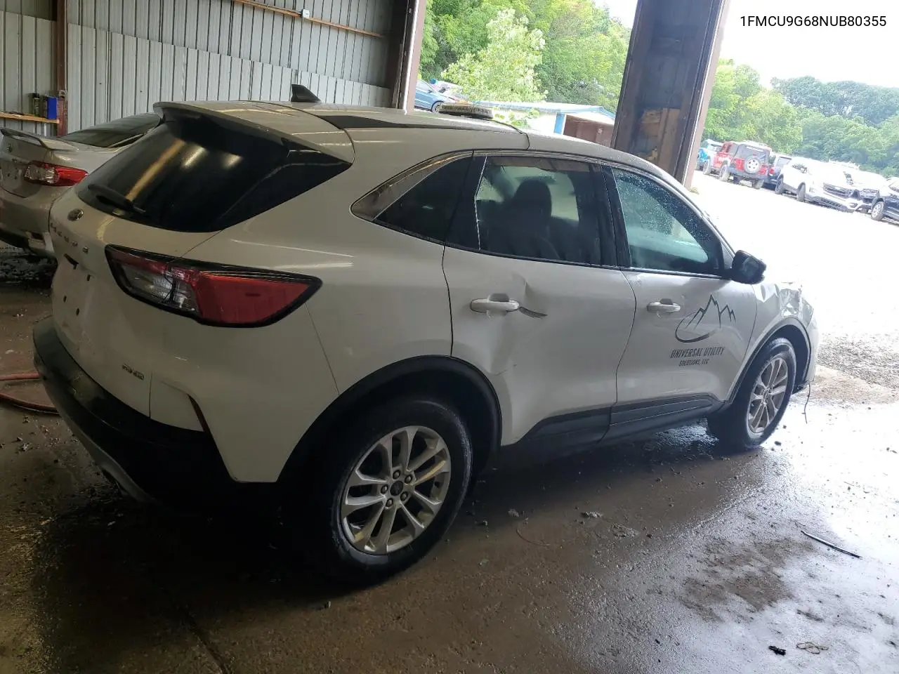 2022 Ford Escape Se VIN: 1FMCU9G68NUB80355 Lot: 61758255