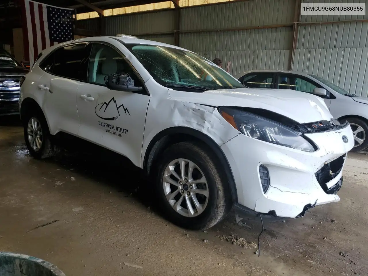 2022 Ford Escape Se VIN: 1FMCU9G68NUB80355 Lot: 61758255