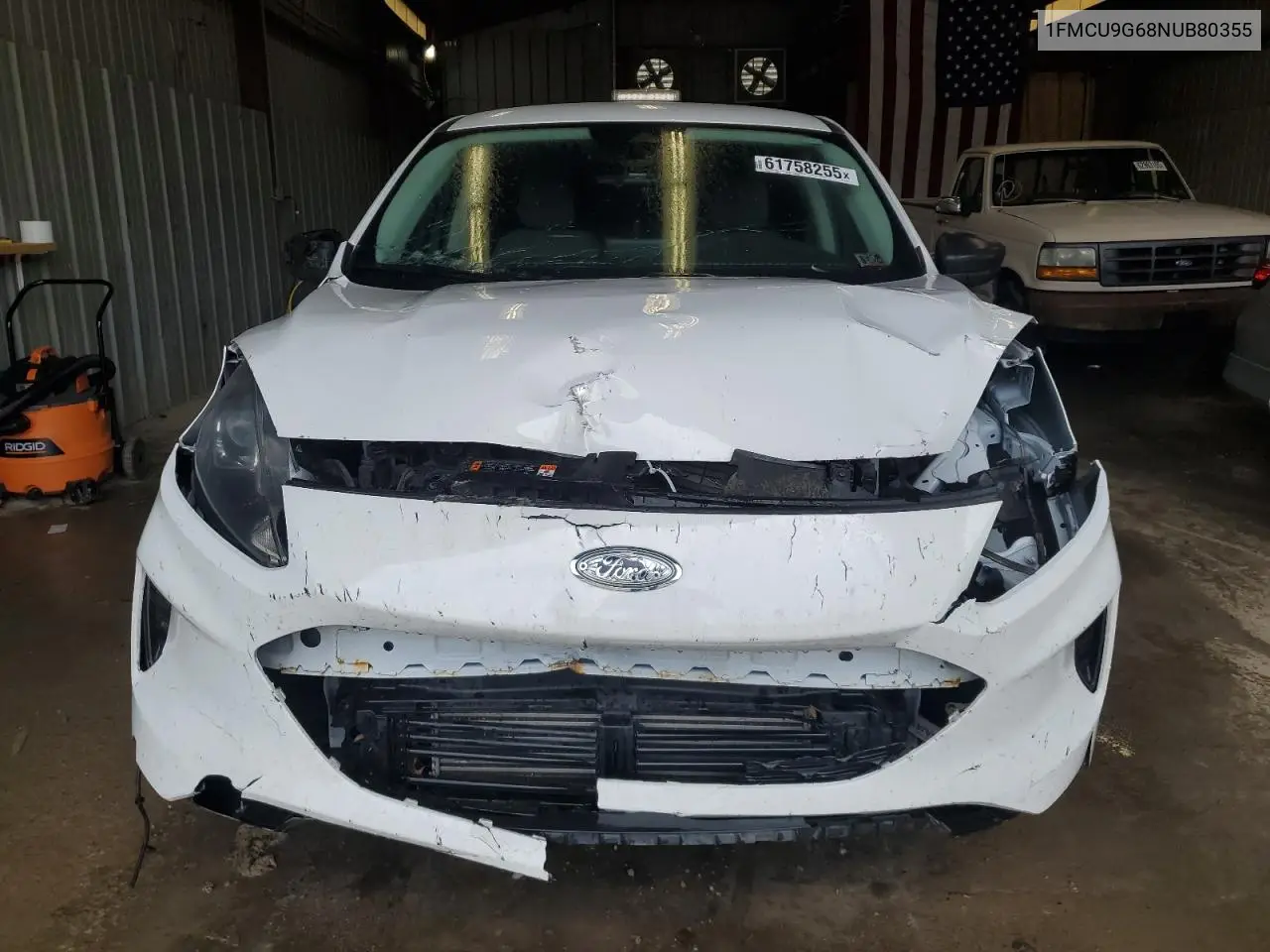 2022 Ford Escape Se VIN: 1FMCU9G68NUB80355 Lot: 61758255