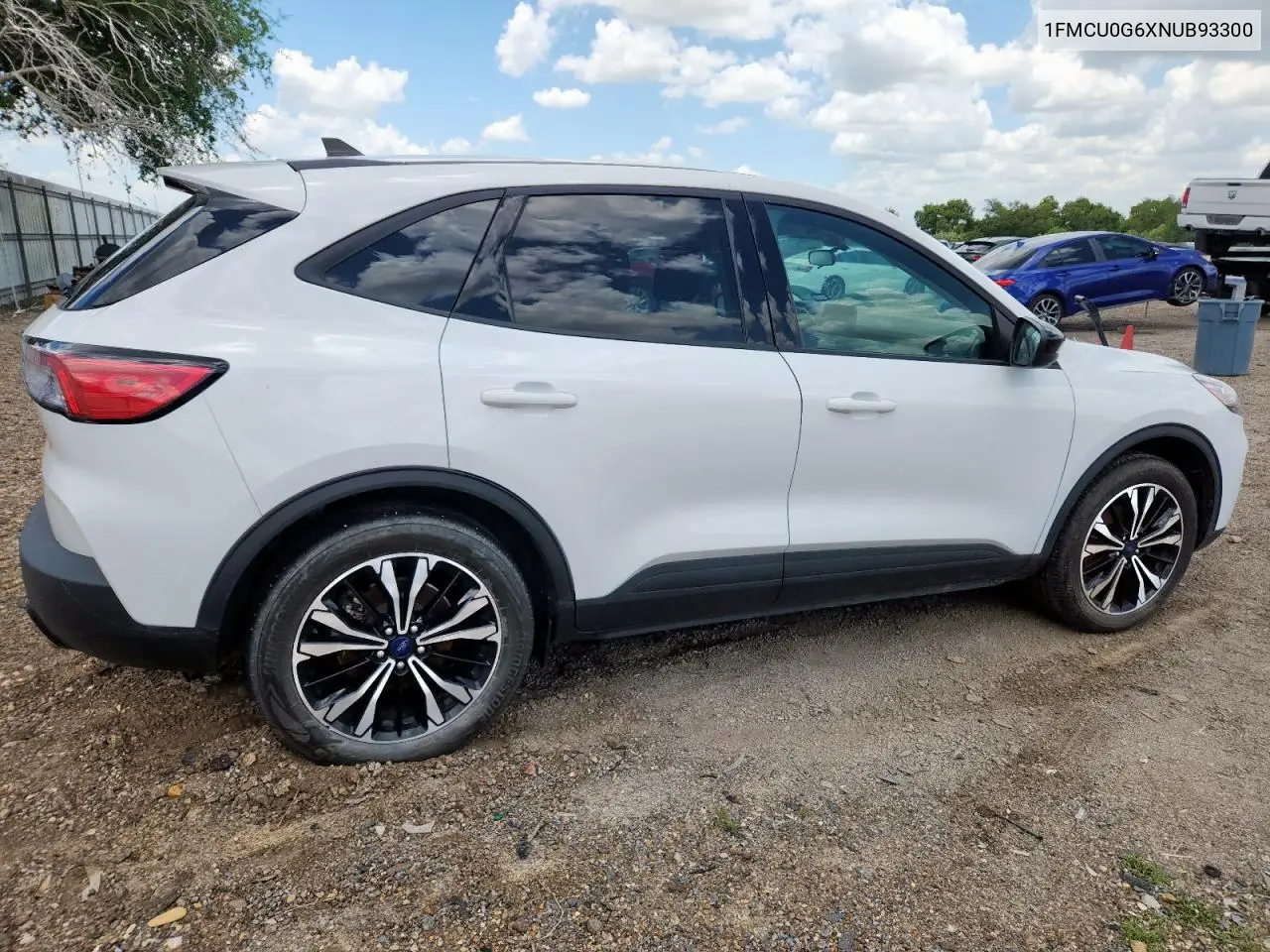 2022 Ford Escape Se VIN: 1FMCU0G6XNUB93300 Lot: 62322845
