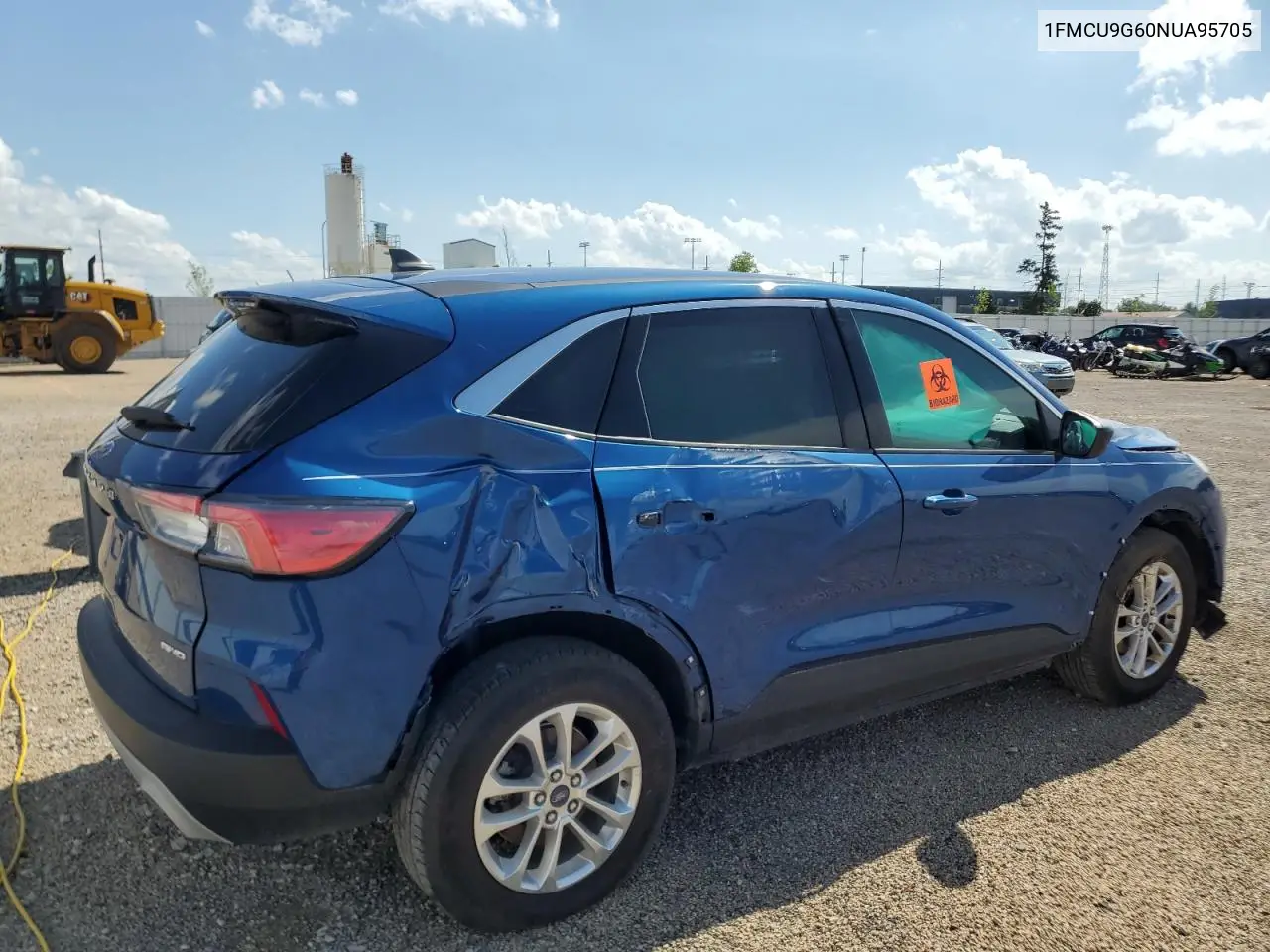 2022 Ford Escape Se VIN: 1FMCU9G60NUA95705 Lot: 62658515