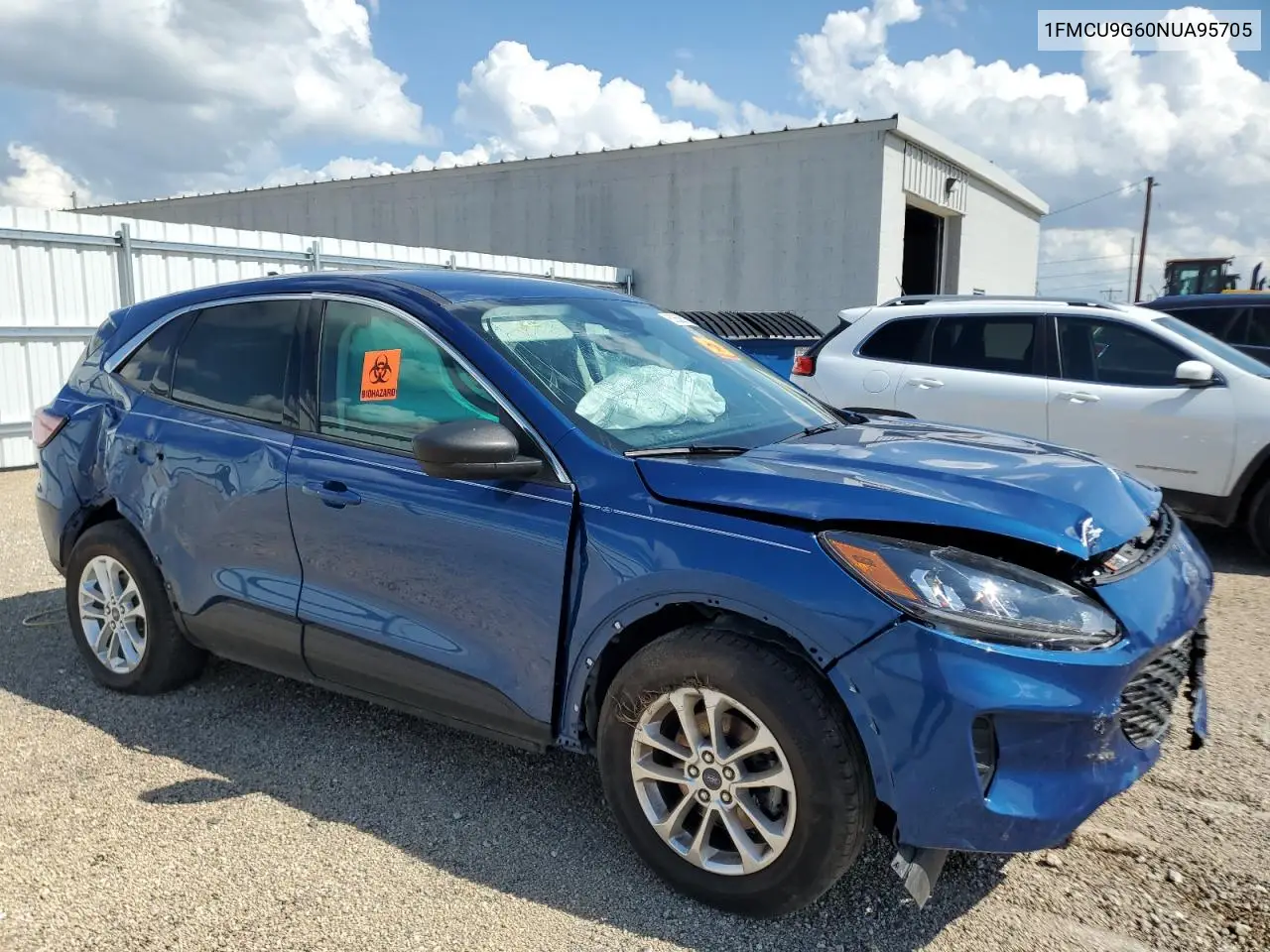 2022 Ford Escape Se VIN: 1FMCU9G60NUA95705 Lot: 62658515