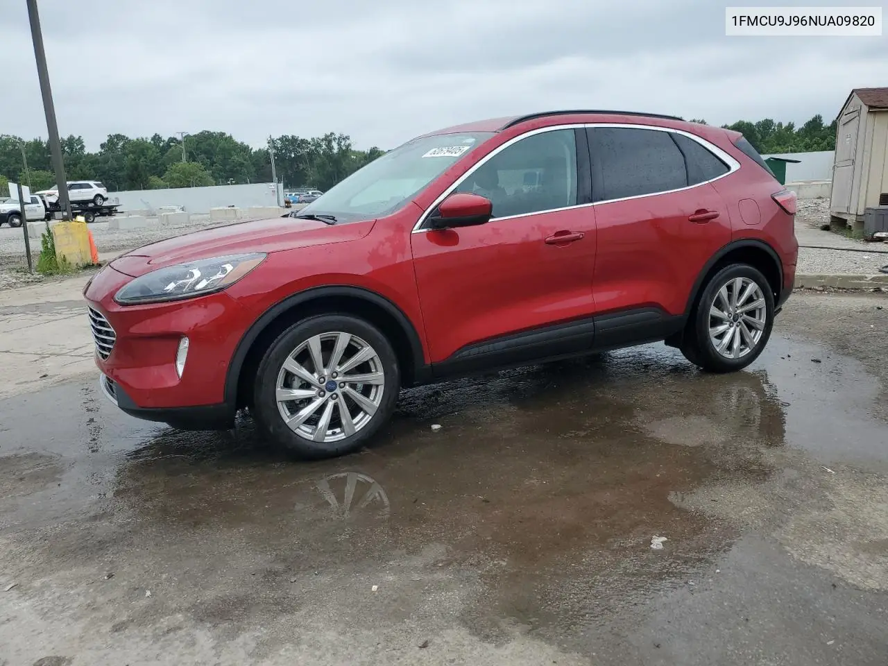 2022 Ford Escape Titanium VIN: 1FMCU9J96NUA09820 Lot: 62679405