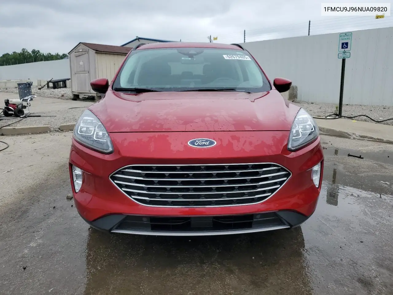 2022 Ford Escape Titanium VIN: 1FMCU9J96NUA09820 Lot: 62679405