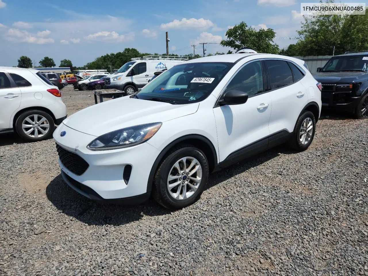 2022 Ford Escape Se VIN: 1FMCU9G6XNUA00485 Lot: 62967845