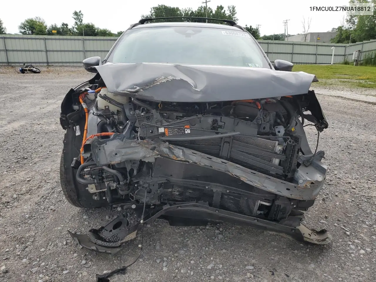 2022 Ford Escape Titanium VIN: 1FMCU0LZ7NUA18812 Lot: 63008725