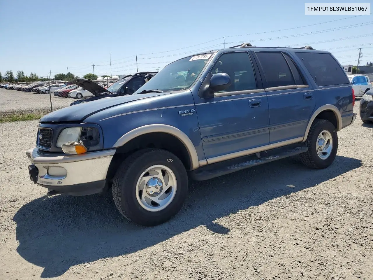 1998 Ford Expedition VIN: 1FMPU18L3WLB51067 Lot: 61247785