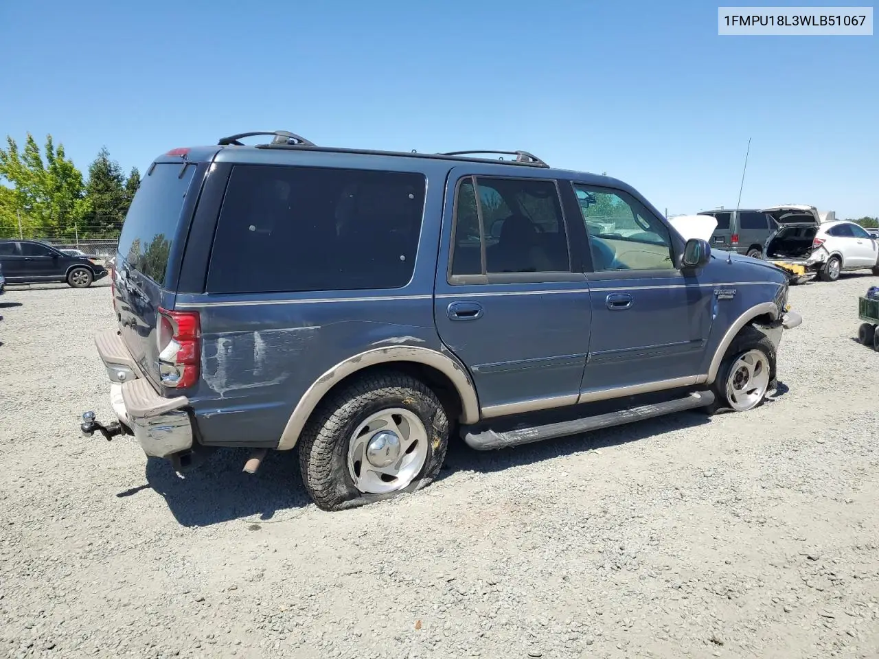 1998 Ford Expedition VIN: 1FMPU18L3WLB51067 Lot: 61247785