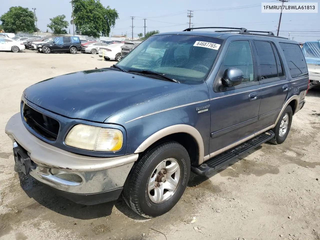 1998 Ford Expedition VIN: 1FMRU17L8WLA61813 Lot: 64687765