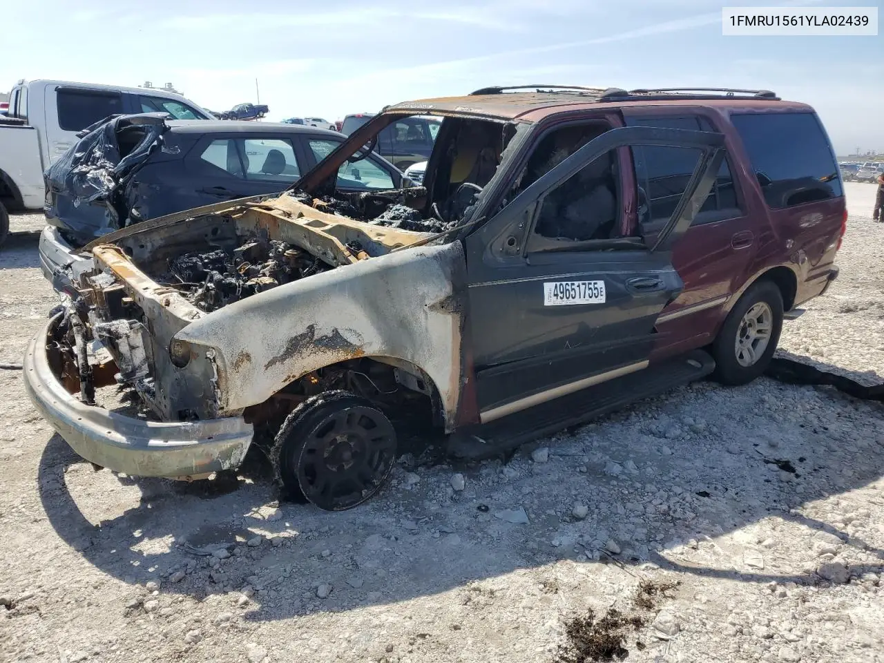 2000 Ford Expedition Xlt VIN: 1FMRU1561YLA02439 Lot: 49651755