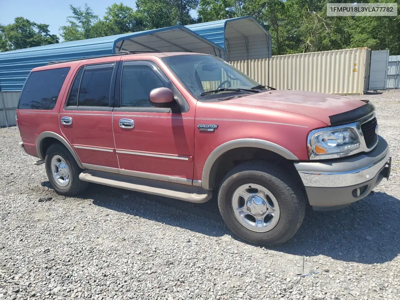 2000 Ford Expedition Eddie Bauer VIN: 1FMPU18L3YLA77782 Lot: 53691285