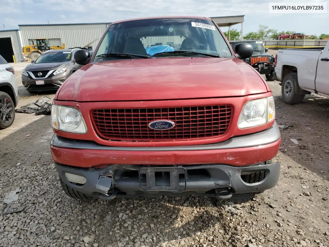 2000 Ford Expedition Xlt VIN: 1FMPU16L0YLB97235 Lot: 55120265