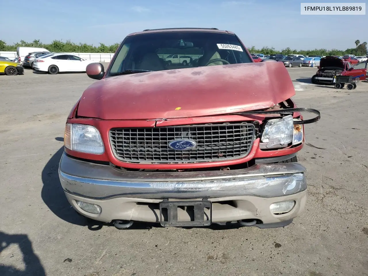 2000 Ford Expedition Eddie Bauer VIN: 1FMPU18L1YLB89819 Lot: 55263485