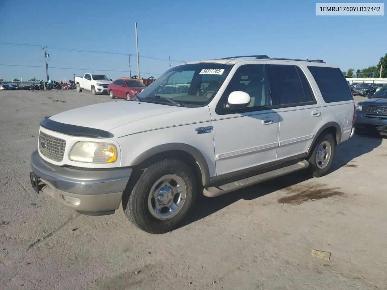 2000 Ford Expedition Eddie Bauer VIN: 1FMRU1760YLB37442 Lot: 56317785