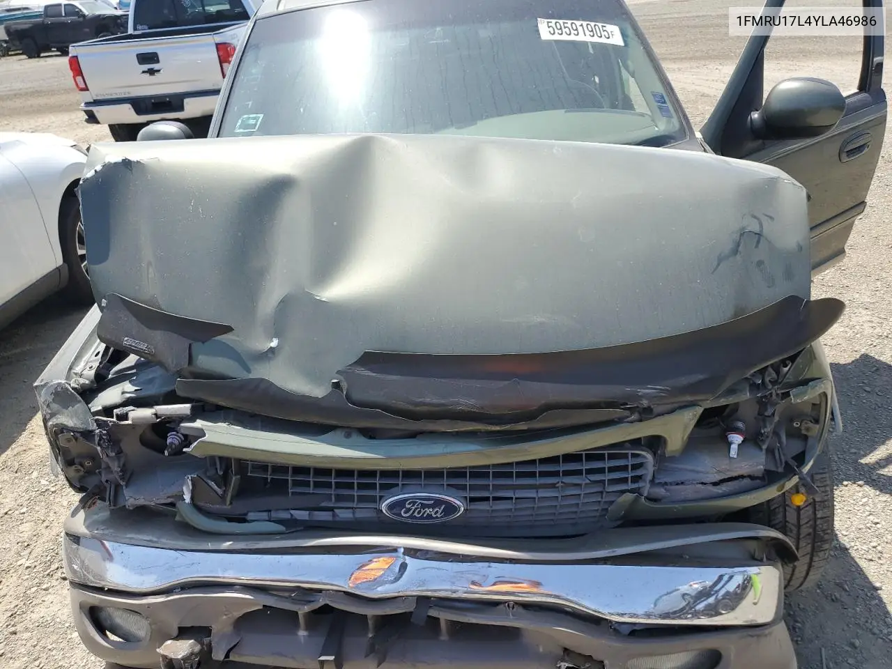 2000 Ford Expedition Eddie Bauer VIN: 1FMRU17L4YLA46986 Lot: 59591905