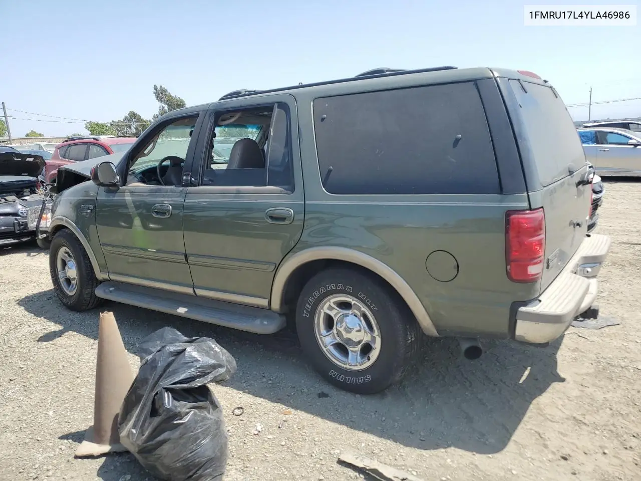 2000 Ford Expedition Eddie Bauer VIN: 1FMRU17L4YLA46986 Lot: 59591905