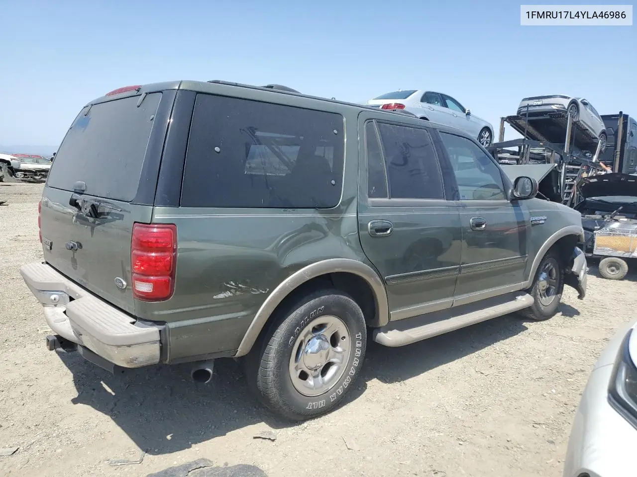 2000 Ford Expedition Eddie Bauer VIN: 1FMRU17L4YLA46986 Lot: 59591905