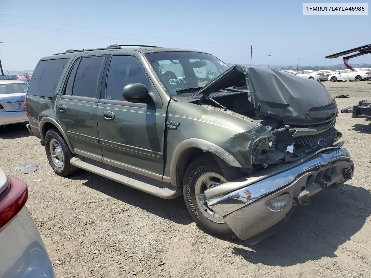 2000 Ford Expedition Eddie Bauer VIN: 1FMRU17L4YLA46986 Lot: 59591905