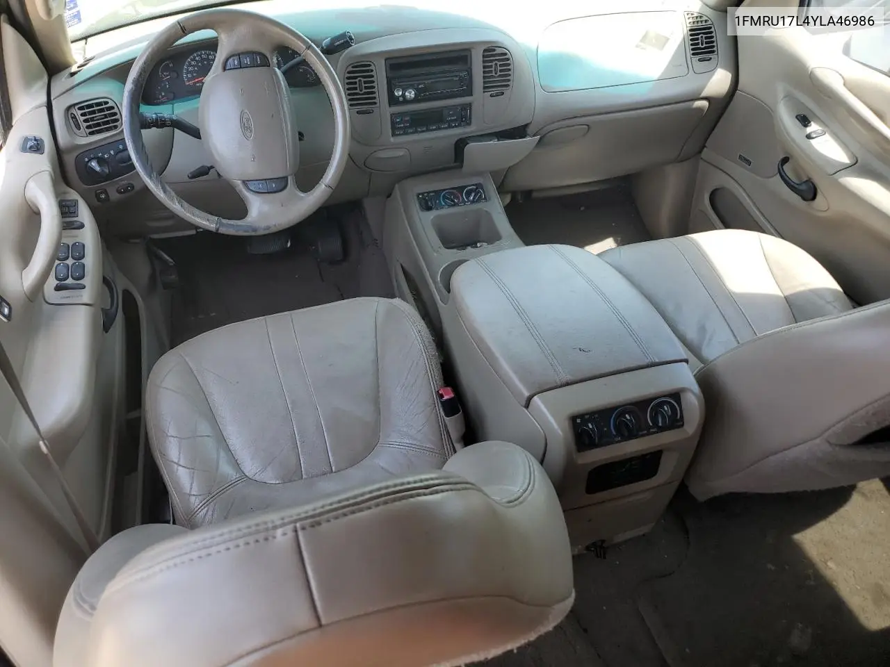 2000 Ford Expedition Eddie Bauer VIN: 1FMRU17L4YLA46986 Lot: 59591905